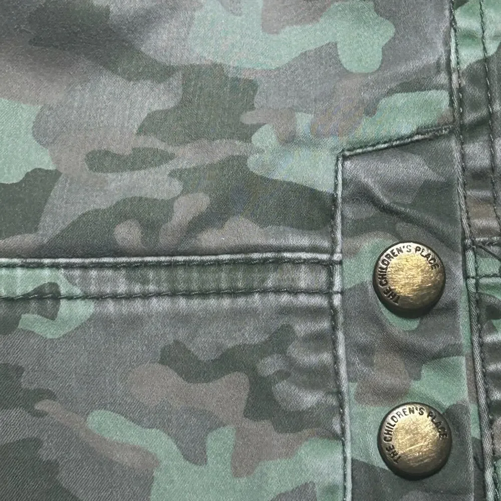The Children's Place Green Camouflage Pants 6x/7